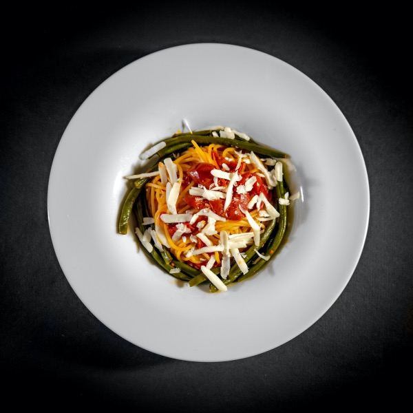 spaghetti e fagiolini spaghetti e fagiolini